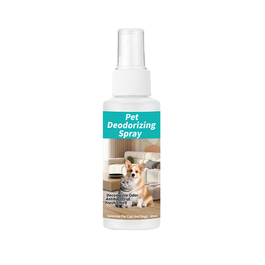 Pet Deodorizing Spray for Cats & Dogs – Natural Odor Remover Safe for Pets & Home