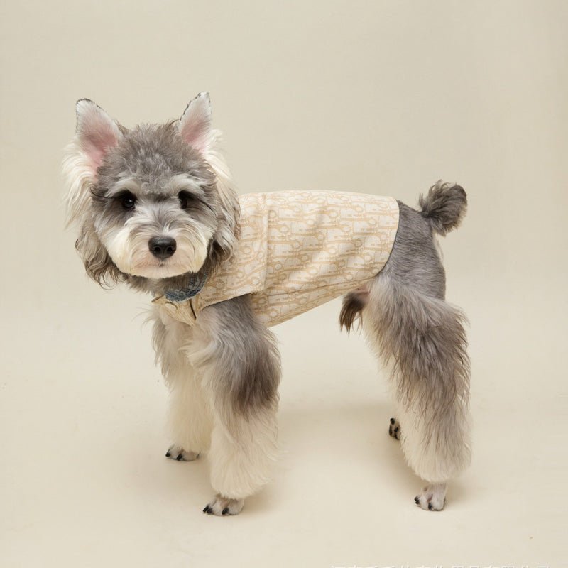 Pet Vest Denim Sleeveless Jacket Patchwork Clothes