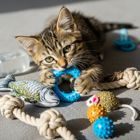 What Toys Help Kitten Teething Discomfort?