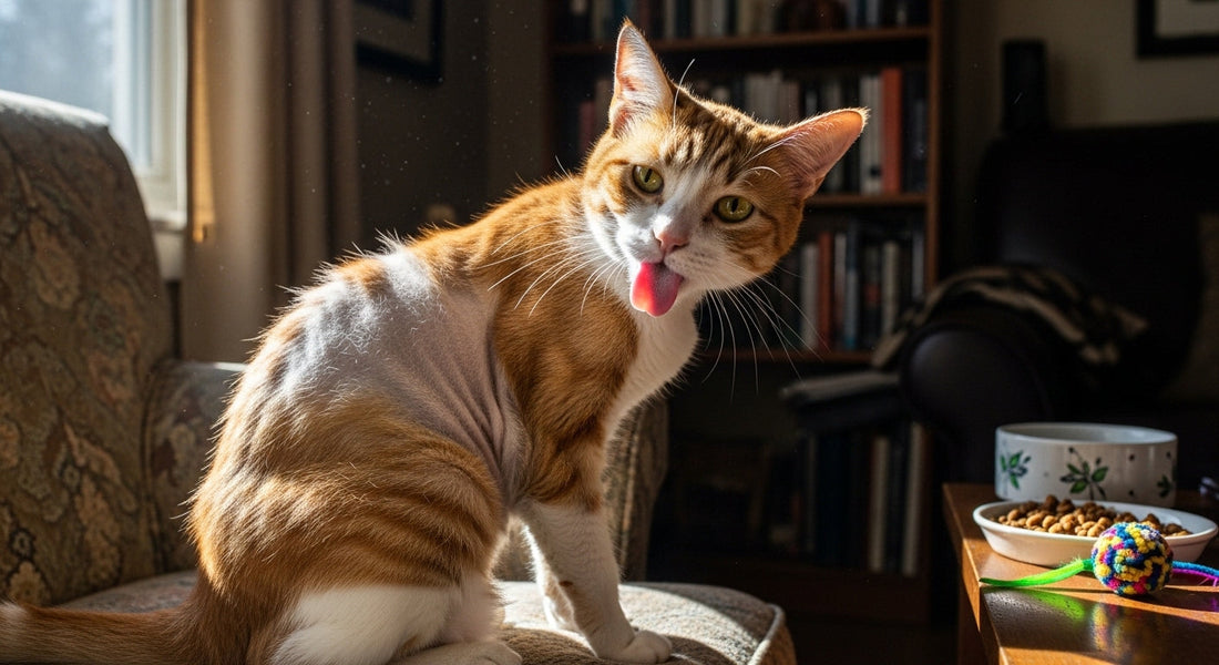 What If Cat Over-Grooming Causes Bald Patches?