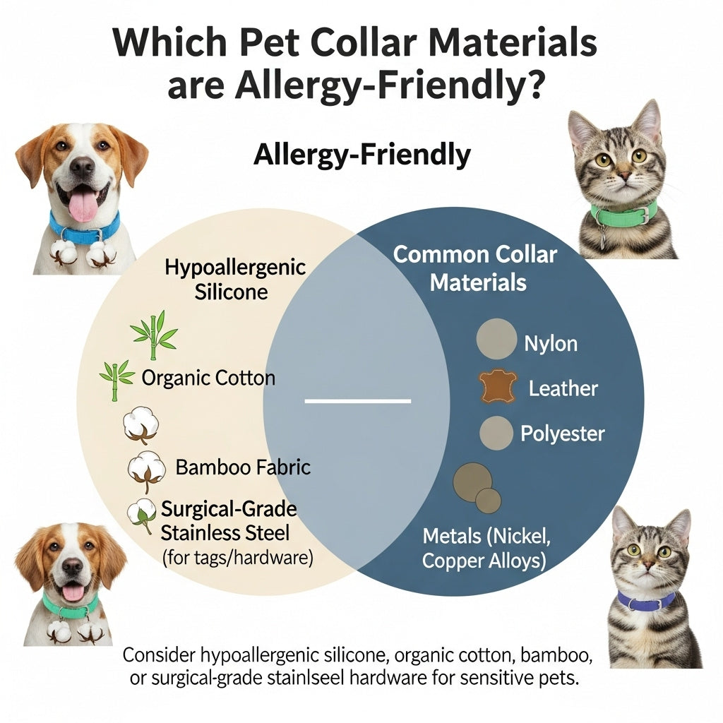Which Pet Collar Materials Are Allergy-Friendly?