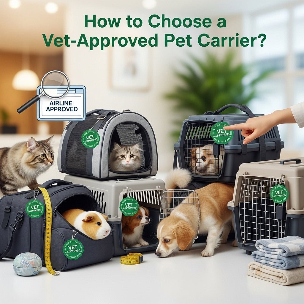 How to Choose a Vet-Approved Pet Carrier?