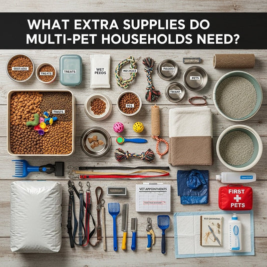 What Extra Supplies Do Multi-Pet Households Need?