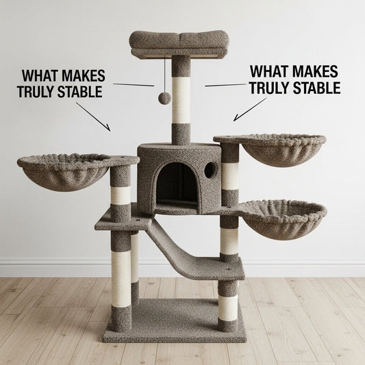 What Makes a Cat Tree Truly Stable?