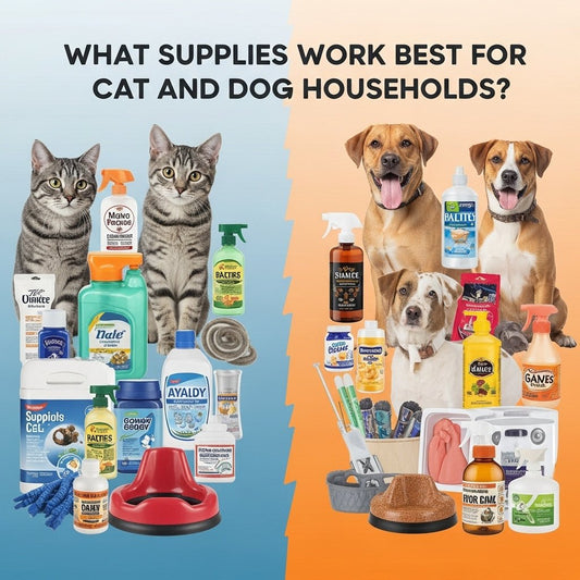 What Supplies Work Best for Cat and Dog Households?