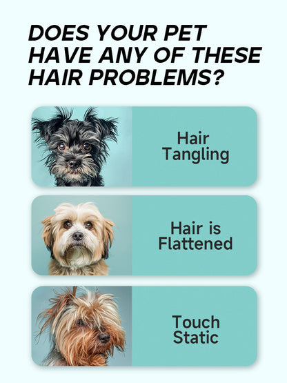 Pet Fur Detangle Spray for Dogs & Cats – 100ml Moisturizing & Antistatic Formula to Untangle Knots, Nourish & Smooth Fur
