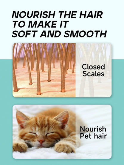 Pet Fur Detangle Spray for Dogs & Cats – 100ml Moisturizing & Antistatic Formula to Untangle Knots, Nourish & Smooth Fur