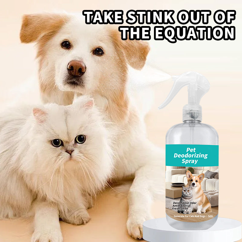 Poflab 500ml Pet Deodorizing Spray – Natural Odor Remover, Fragrance-Free, Safe for Pets & Home