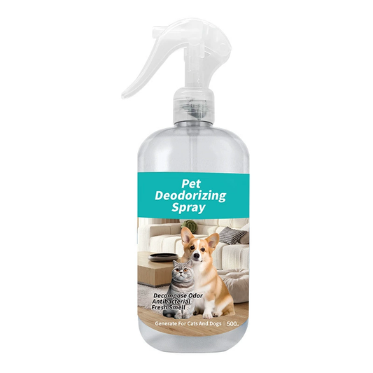 Poflab 500ml Pet Deodorizing Spray – Natural Odor Remover, Fragrance-Free, Safe for Pets & Home