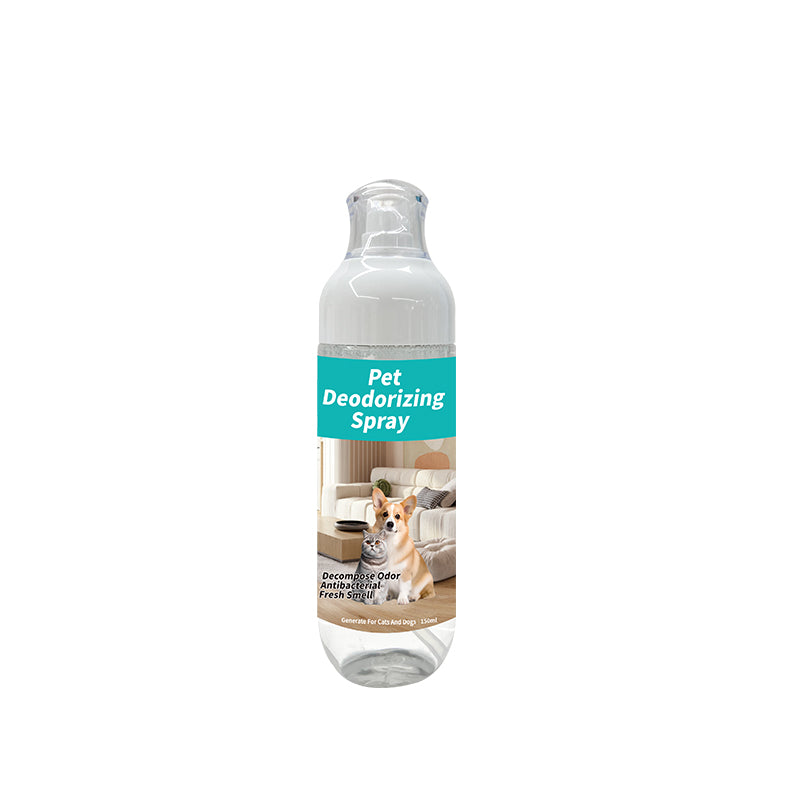 Poflab Pet Deodorizing Spray – Natural Odor Remover Safe for Pets & Home, Fragrance-Free