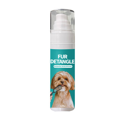 Pet Fur Detangle Spray for Dogs & Cats – 100ml Moisturizing & Antistatic Formula to Untangle Knots, Nourish & Smooth Fur