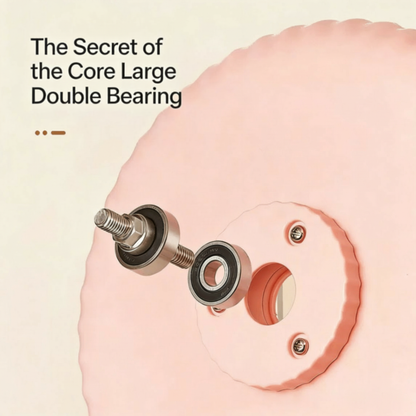 PawsCyclone Small Transparent Cat Exercise Wheel - Silent Dual-Axis with Adjustable Stand