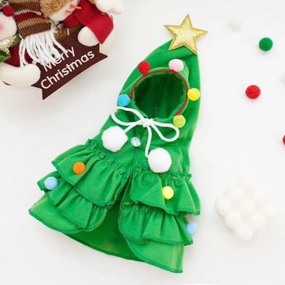 Autumn & Winter New Style Pet Cape - 2 Colors Christmas Costume Cloak for Cats & Dogs | Holiday Outfit