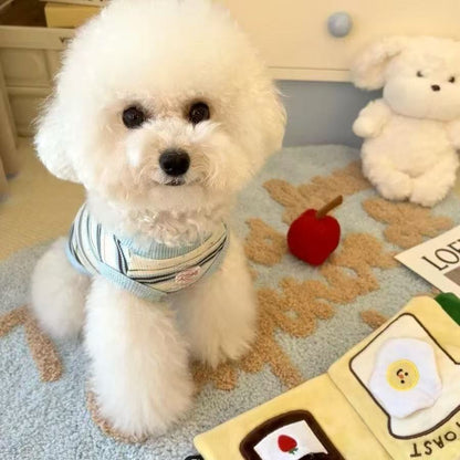 Striped vest, hairless cat clothes