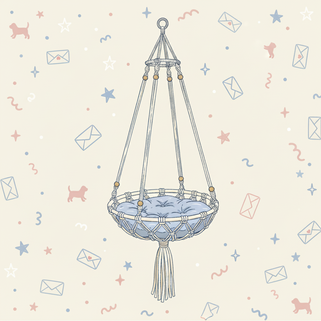 Cotton Rope Hand-woven Cat Bed Hammock