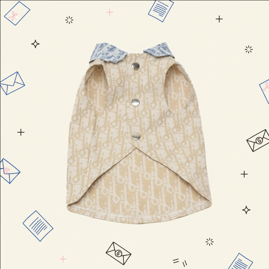 Pet Vest Denim Sleeveless Jacket Patchwork Clothes