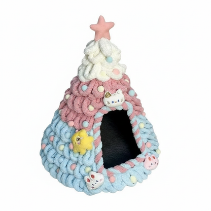 Christmas Tree Cat Bed