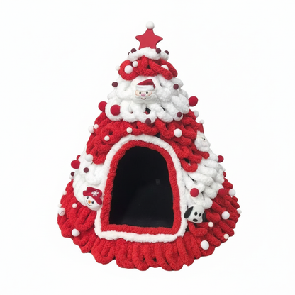 Christmas Tree Cat Bed