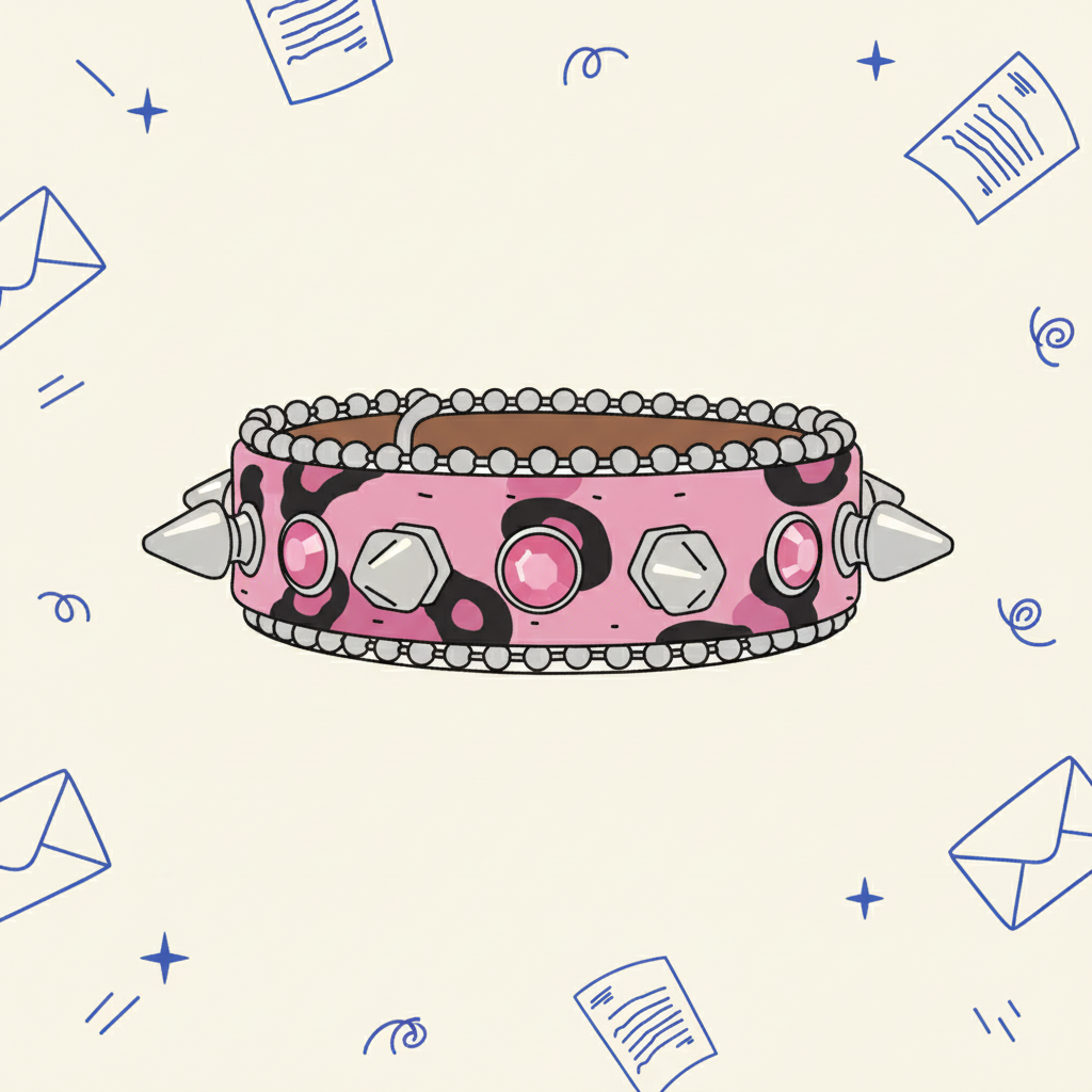 A Fashionable Leopard Print Cat Collar