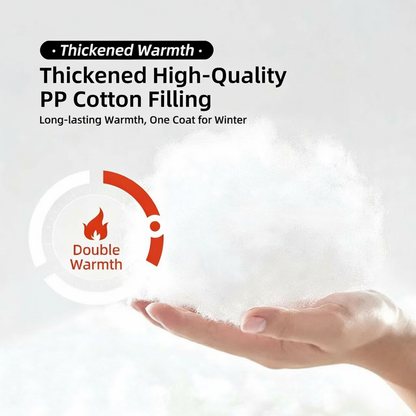 Quilted Dog Winter Coat Padded PP Cotton Windproof Pet Jacket Leash-Ready S-2XL