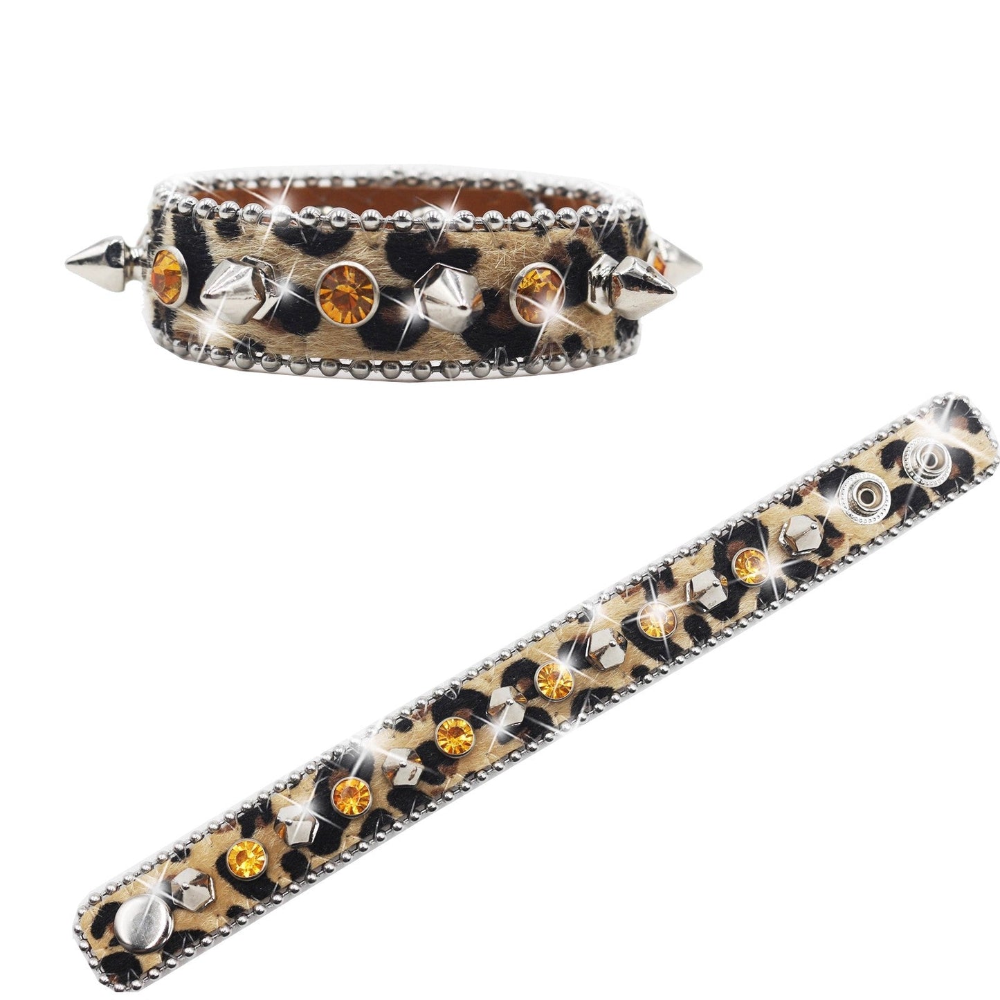 A Fashionable Leopard Print Cat Collar