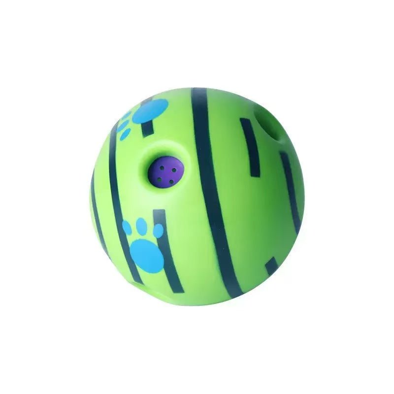 Interactive Rubber Green Ball Dog Toy