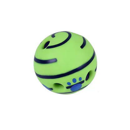 Interactive Rubber Green Ball Dog Toy