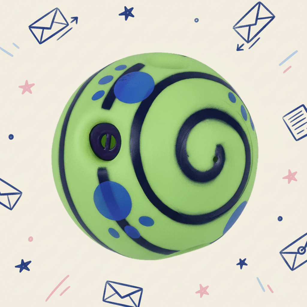 Interactive Rubber Green Ball Dog Toy