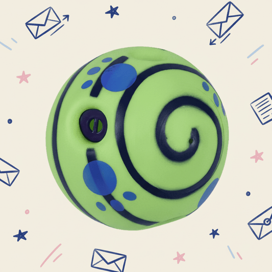 Interactive Rubber Green Ball Dog Toy