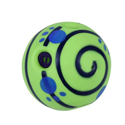 Interactive Rubber Green Ball Dog Toy