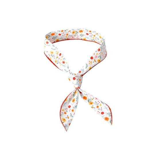 Pet Neck Floral Triangular Scarf