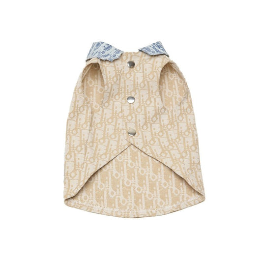 Pet Vest Denim Sleeveless Jacket Patchwork Clothes