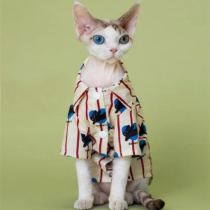 Striped Shirt German Cat Clothes