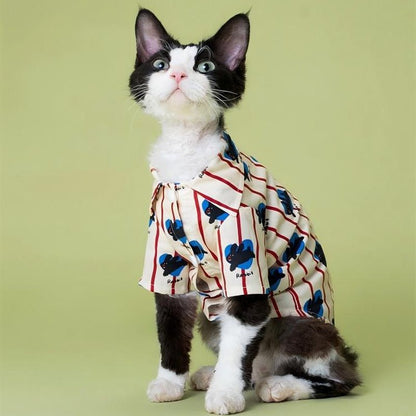 Striped Shirt German Cat Clothes